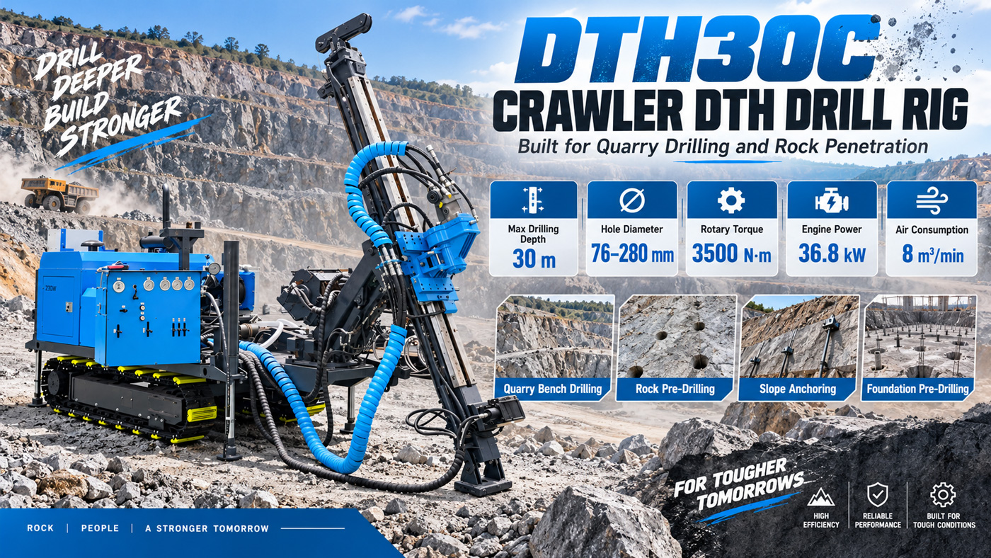 DTH30C Entegre darbeli delici