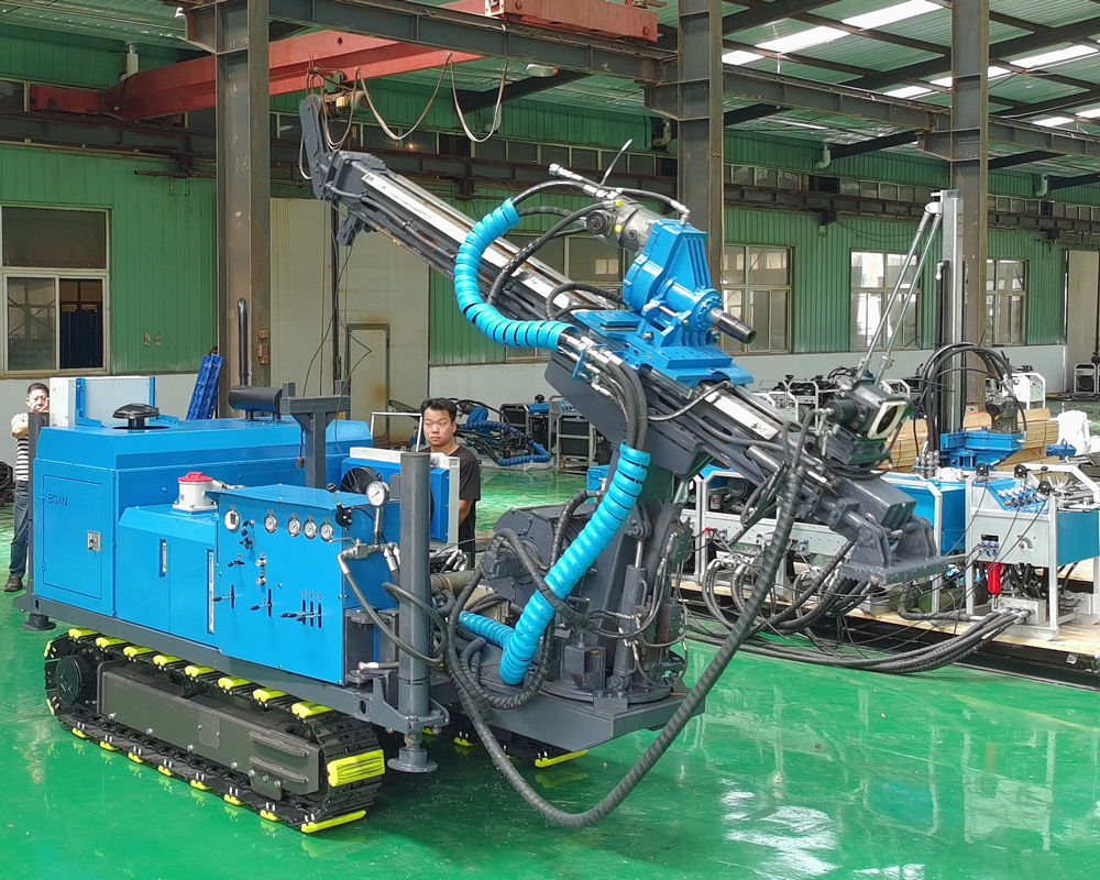 DTH30C Delme Kolu ve Kızak Yapısı Detayı