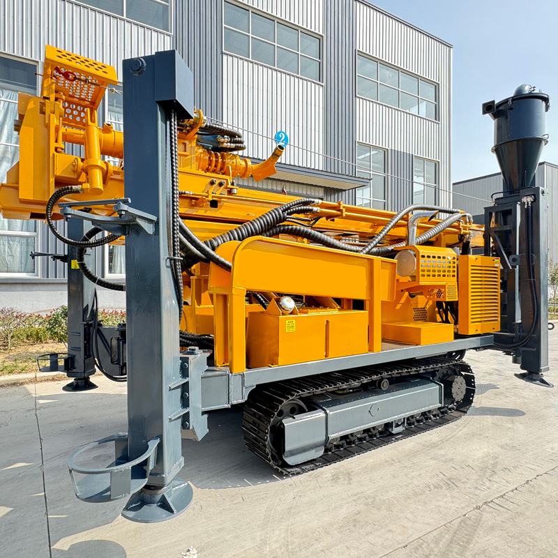 WR600RC-CS3 600 metre RC sondaj makinesi maden sahası çalışma görüntüsü