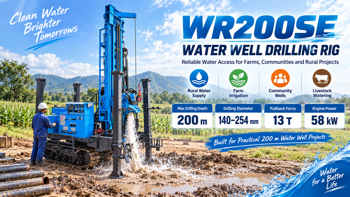 WR200SE Paletli su kuyusu delici