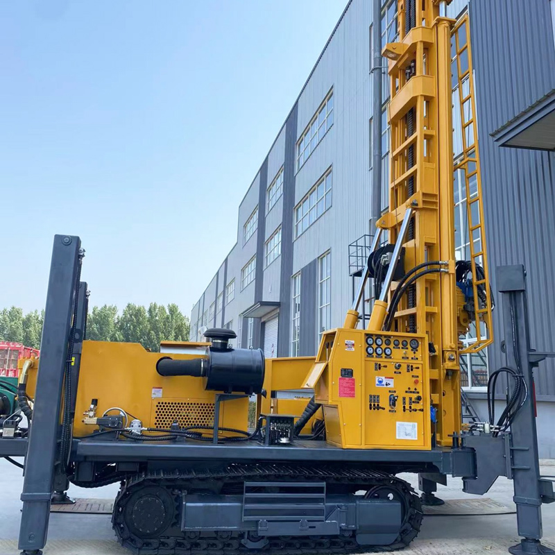 WR600S Paletli Tam Hidrolik Su Kuyusu Sondaj Makinesi Çalışma Görünümü